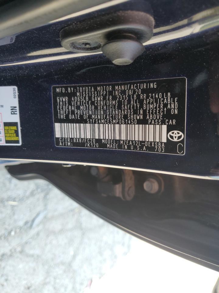 2021 TOYOTA COROLLA