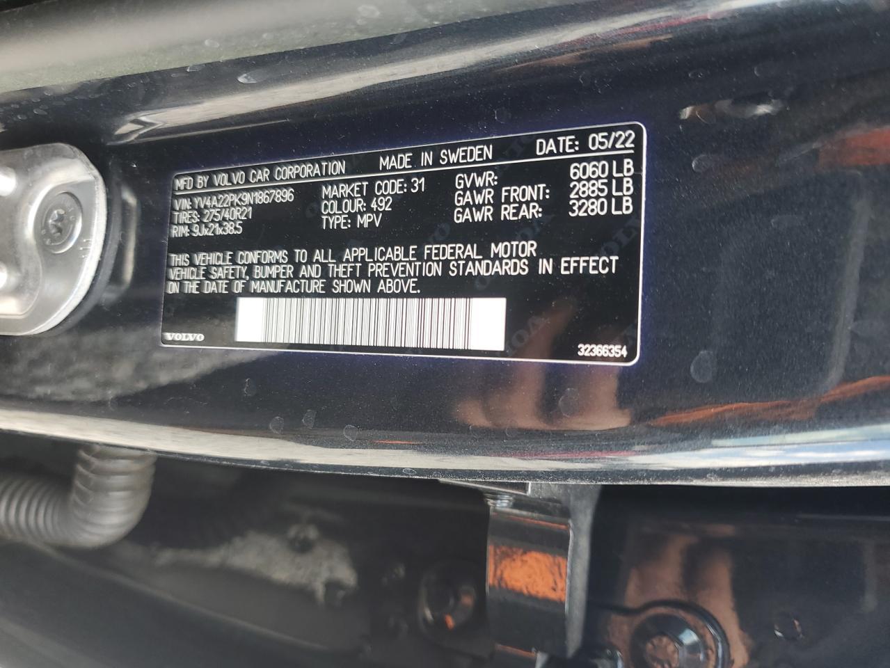 2022 VOLVO XC90
