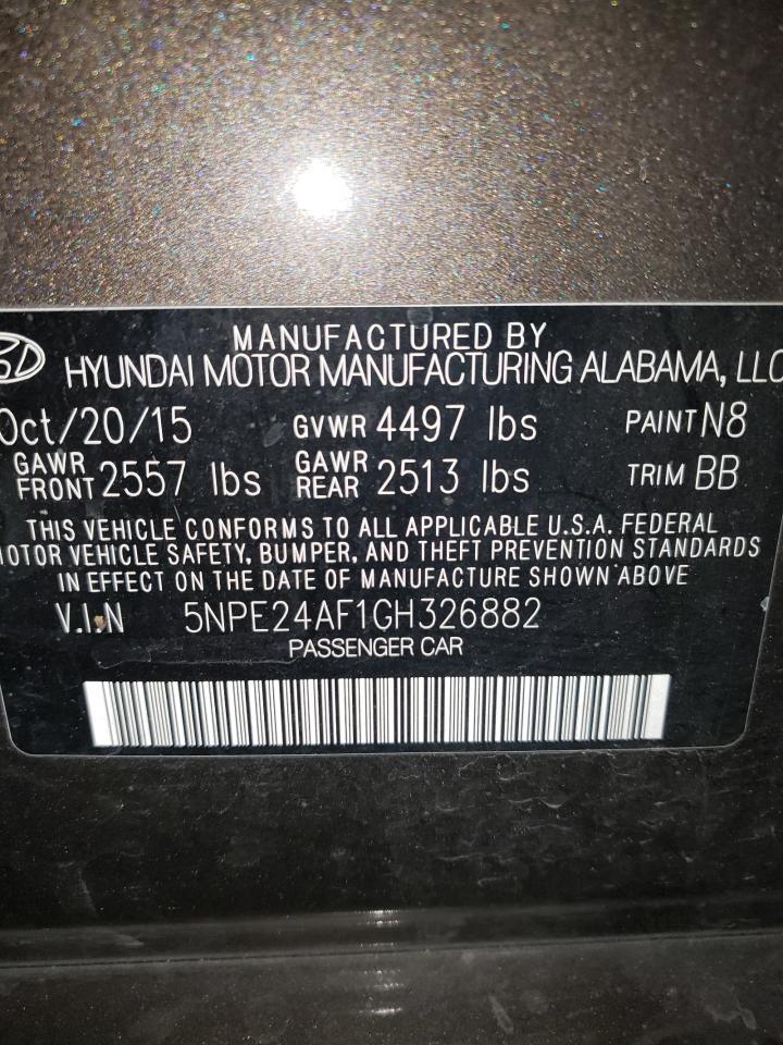 2016 HYUNDAI SONATA