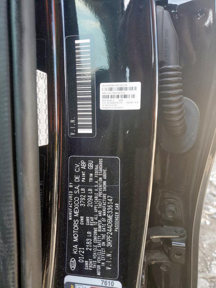 2021 KIA FORTE