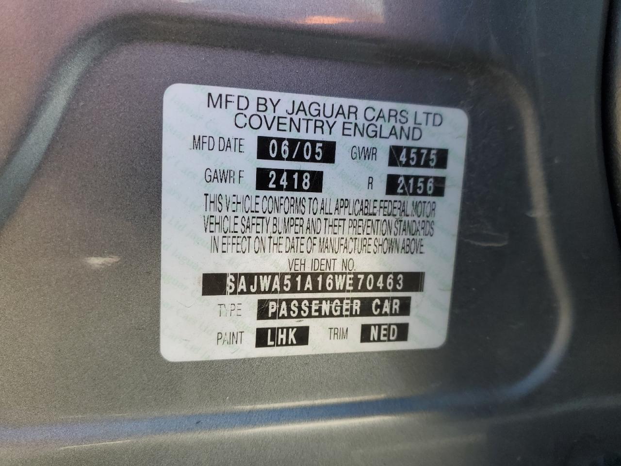 2006 JAGUAR X-Type