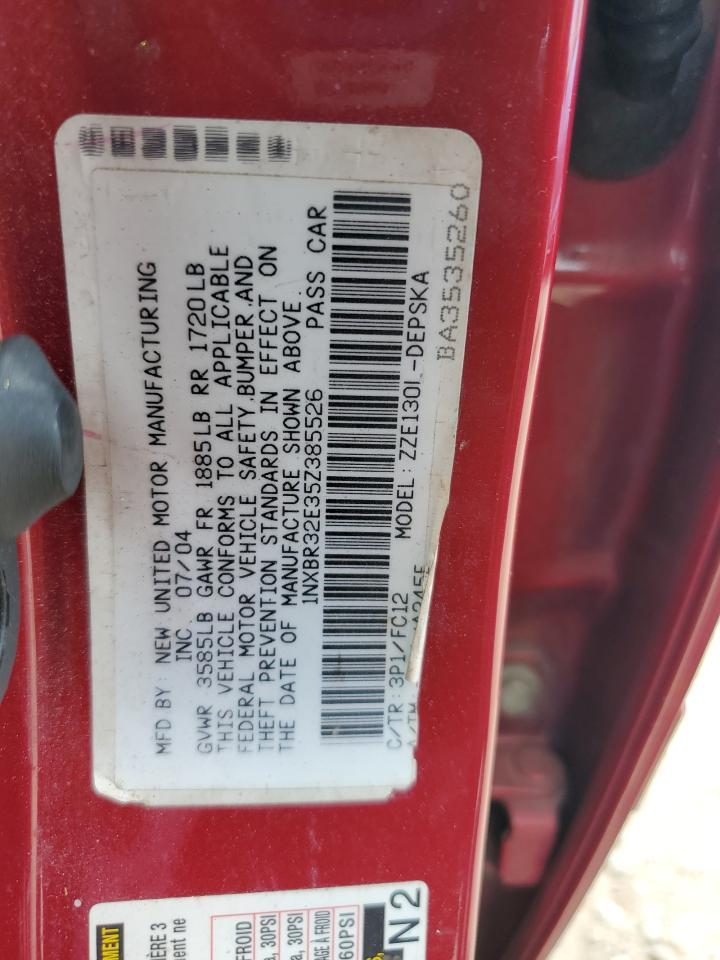 2005 TOYOTA COROLLA