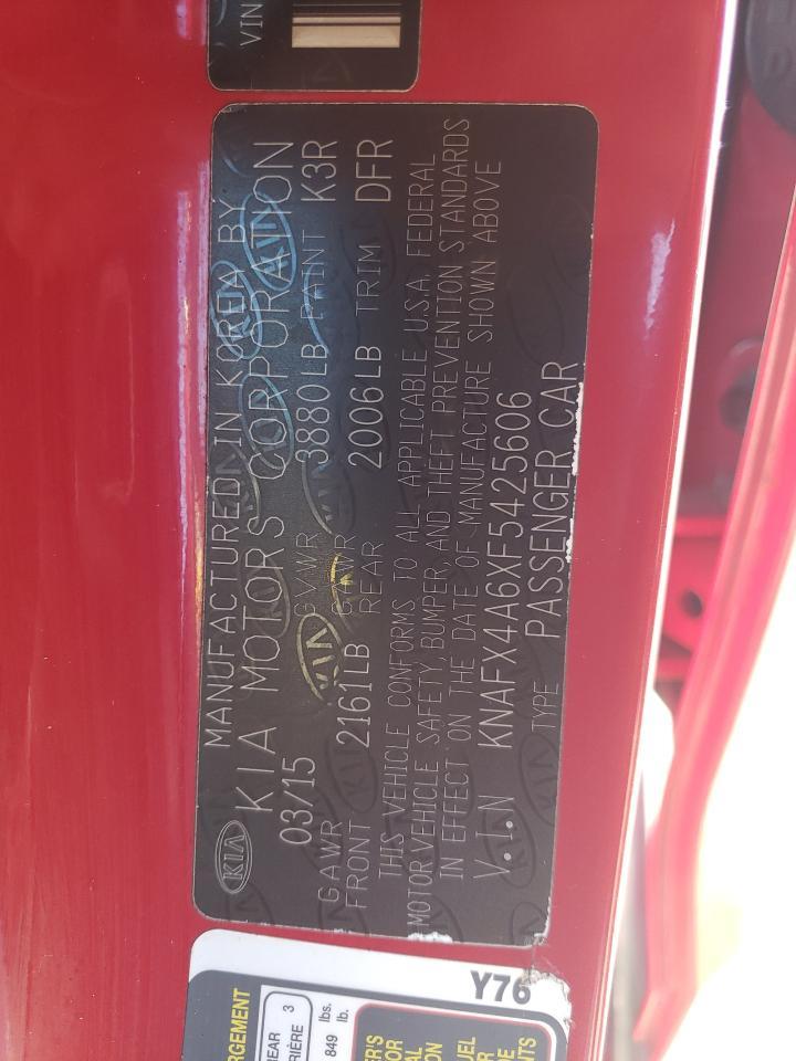 2015 KIA FORTE