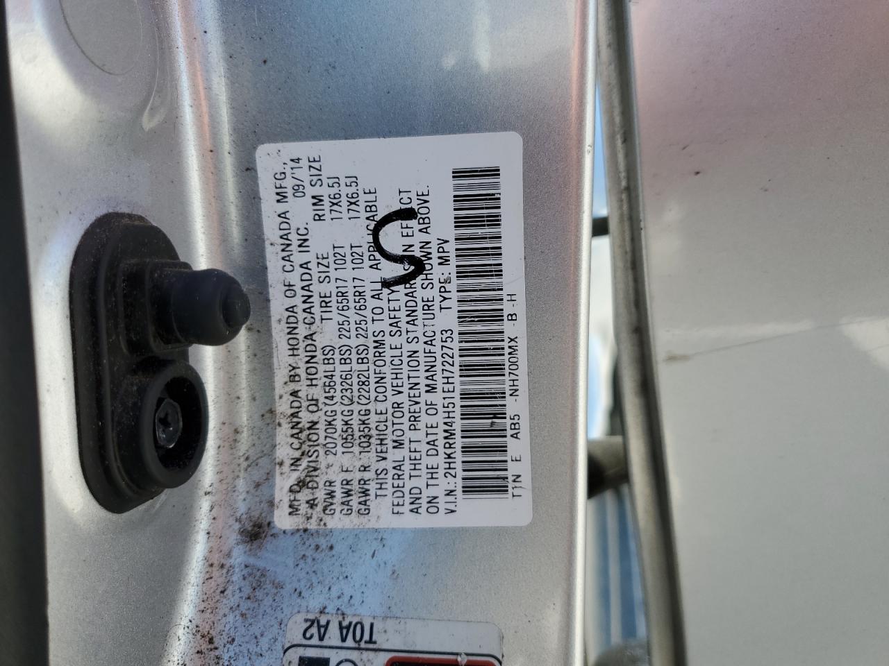 2014 HONDA CR-V
