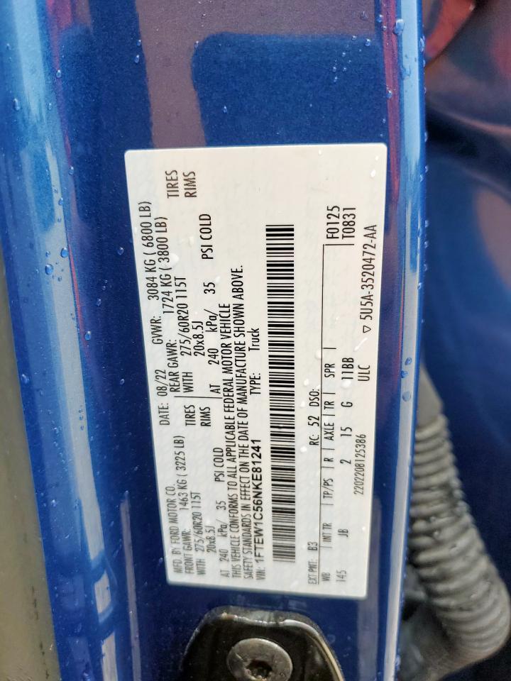 2022 FORD F-150