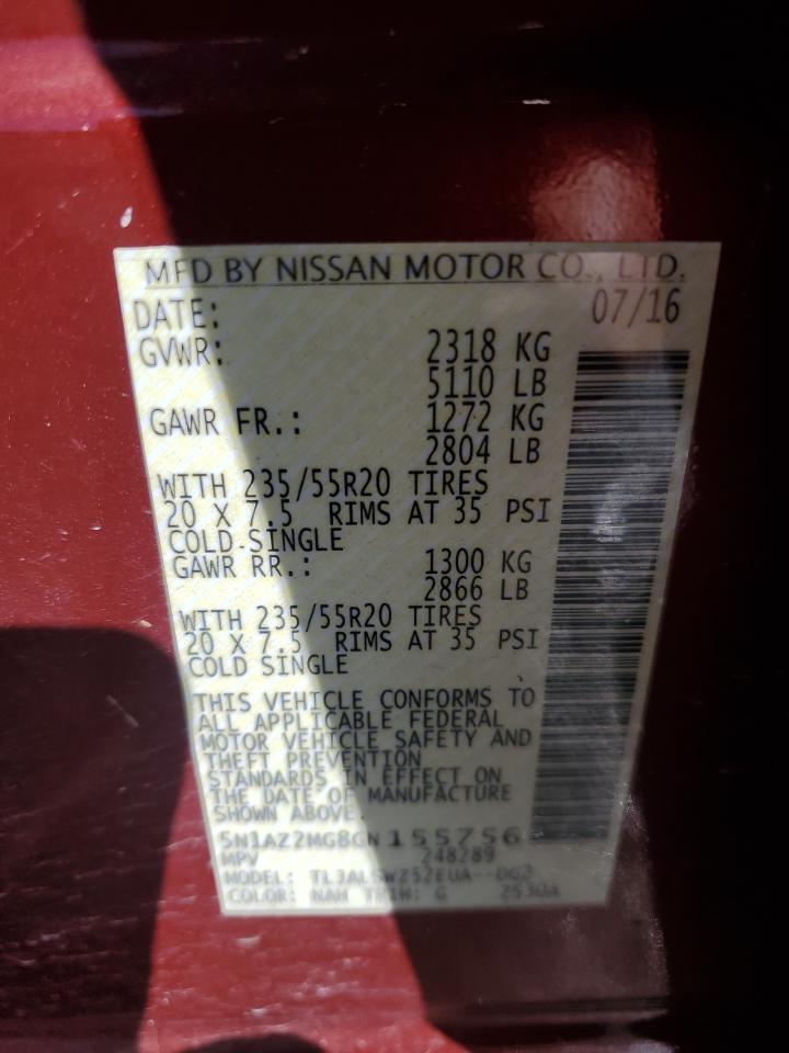 2016 NISSAN MURANO