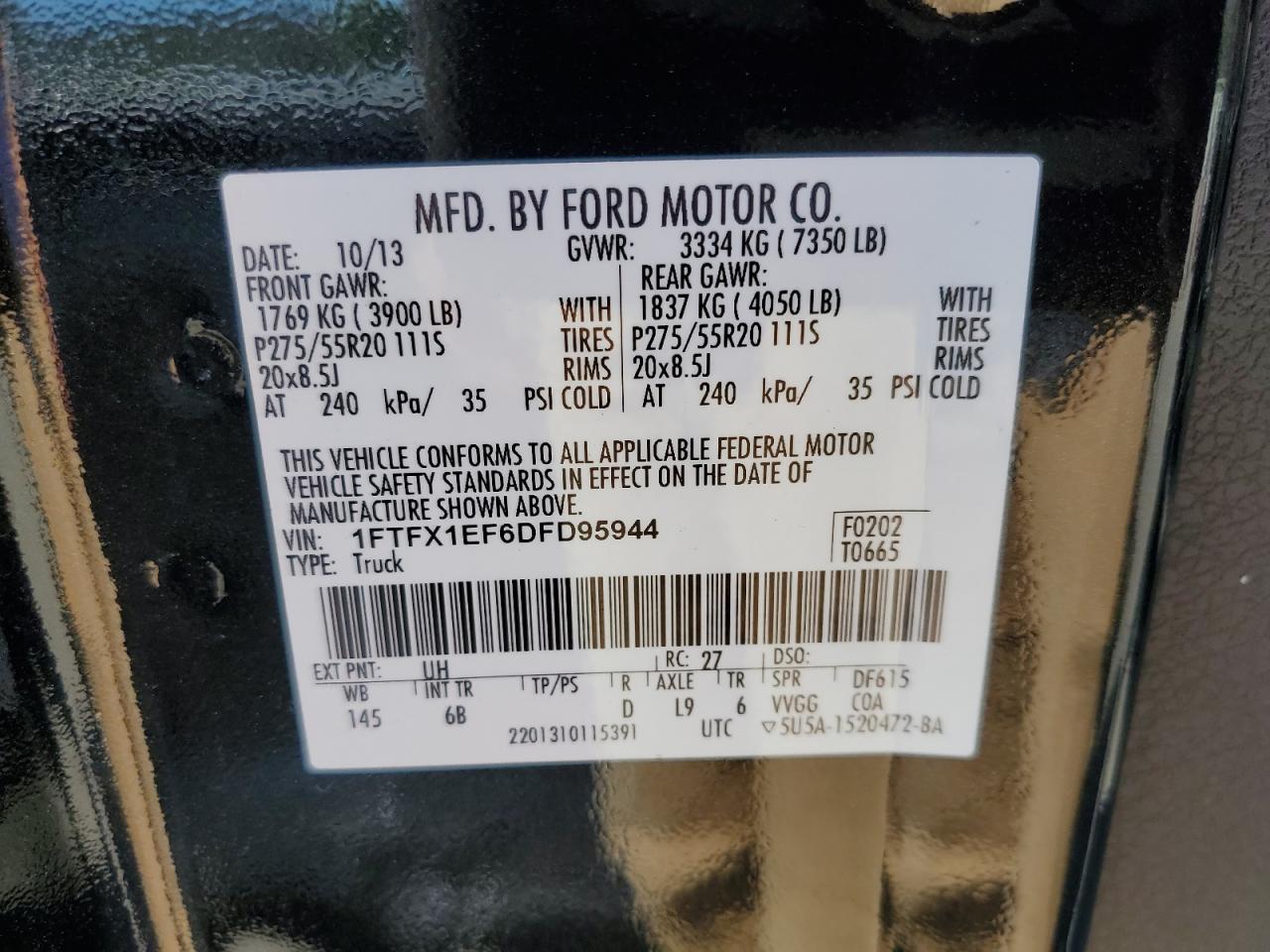 2013 FORD F-150