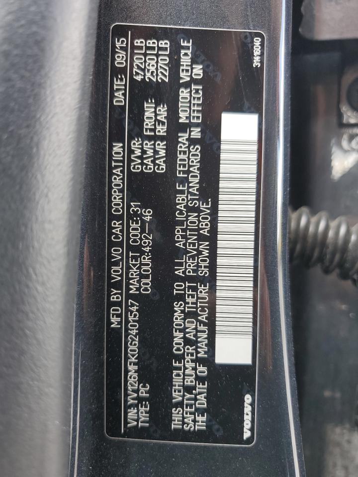 2016 VOLVO S60