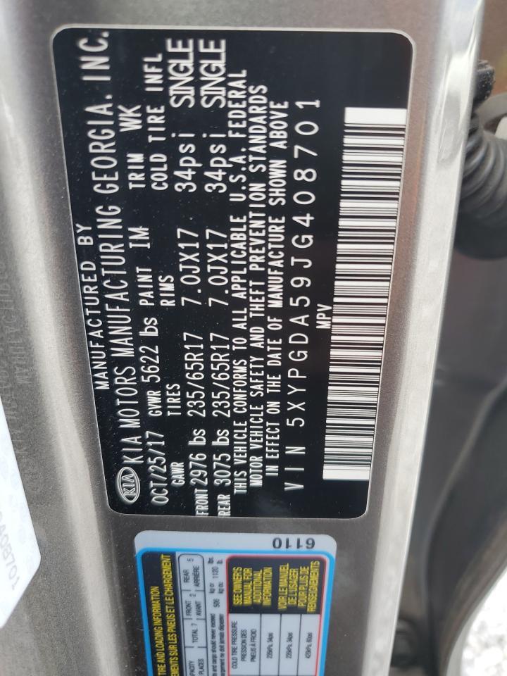 2018 KIA SORENTO