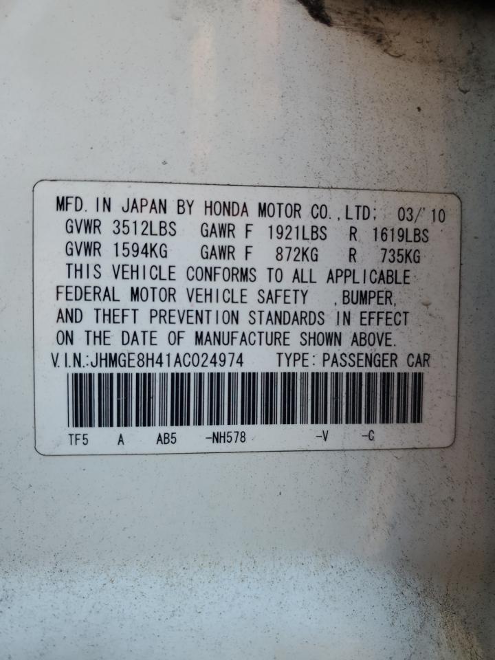 2010 HONDA FIT