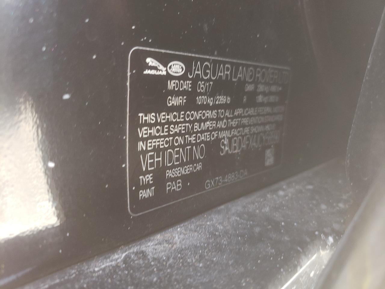 2018 JAGUAR XF