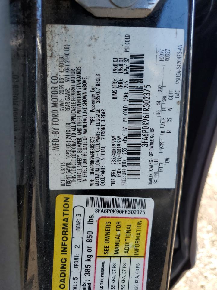 2015 FORD FUSION