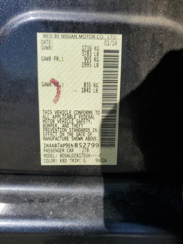 2014 NISSAN SENTRA