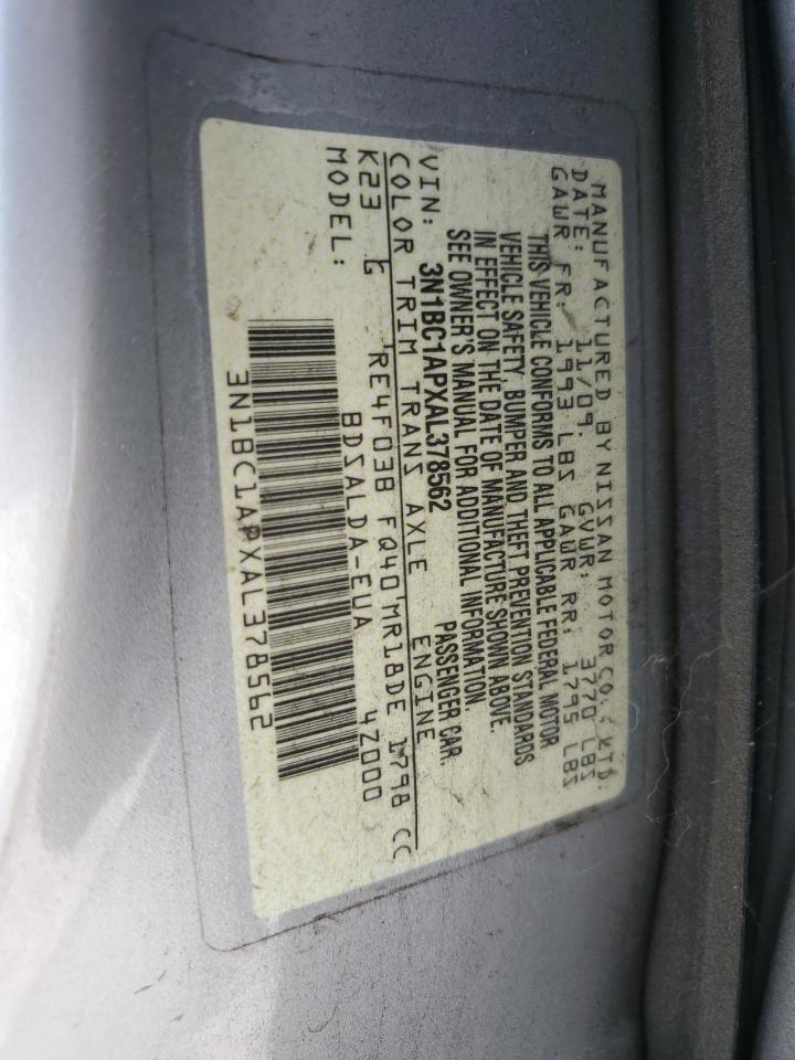 2010 NISSAN VERSA