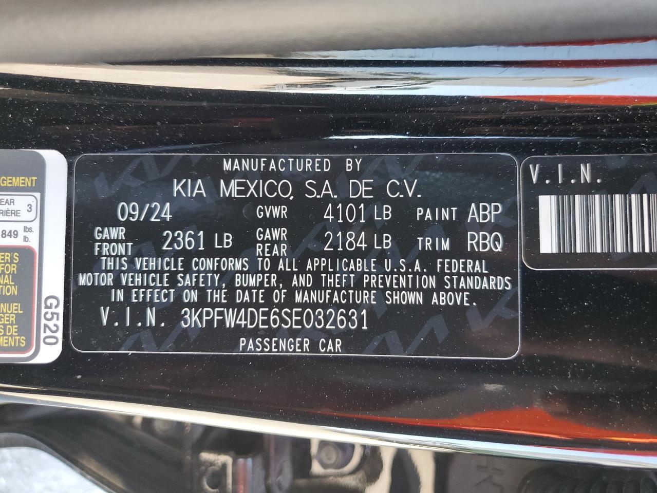 2025 KIA K4