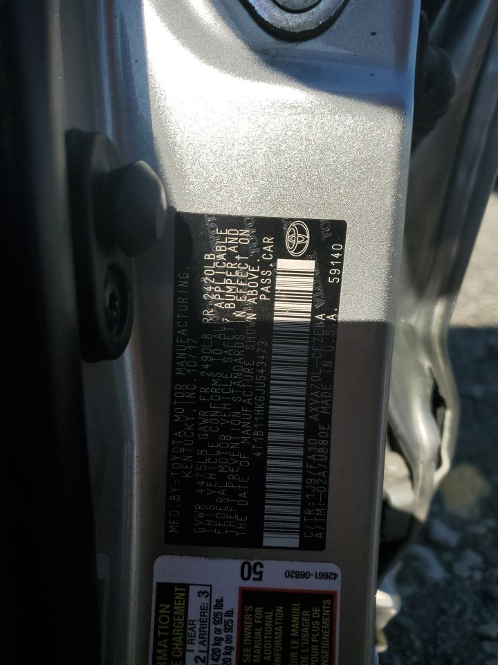 2018 TOYOTA CAMRY