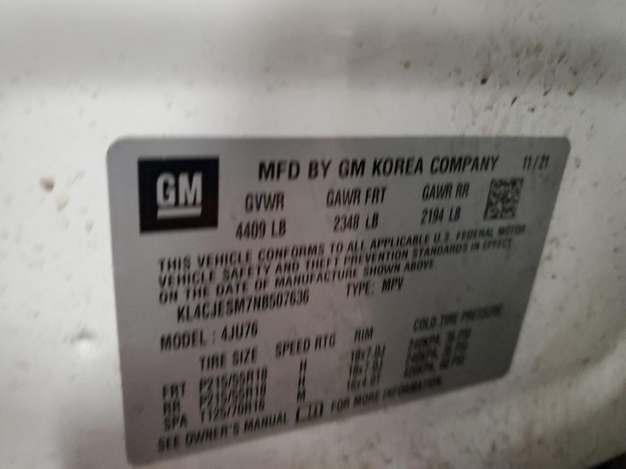 2022 BUICK ENCORE