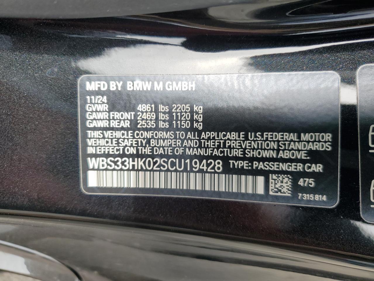 2025 BMW M4