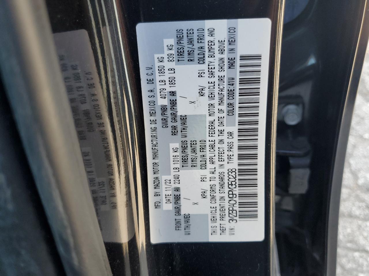2023 MAZDA 3