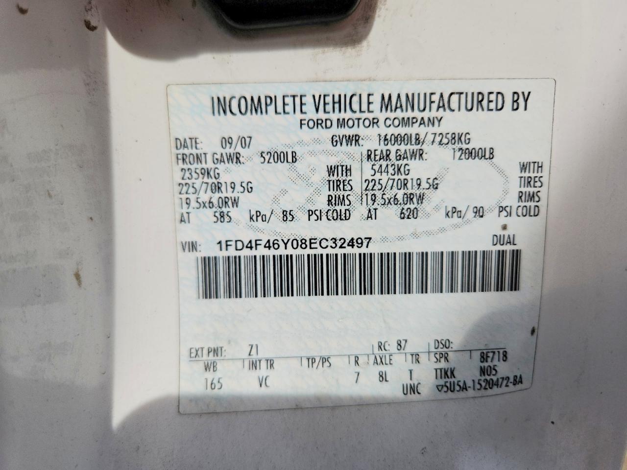 2008 FORD F-450 Super Duty