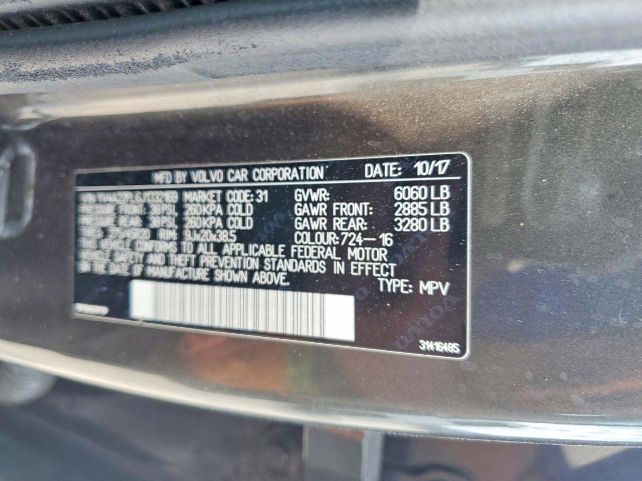 2018 VOLVO XC90