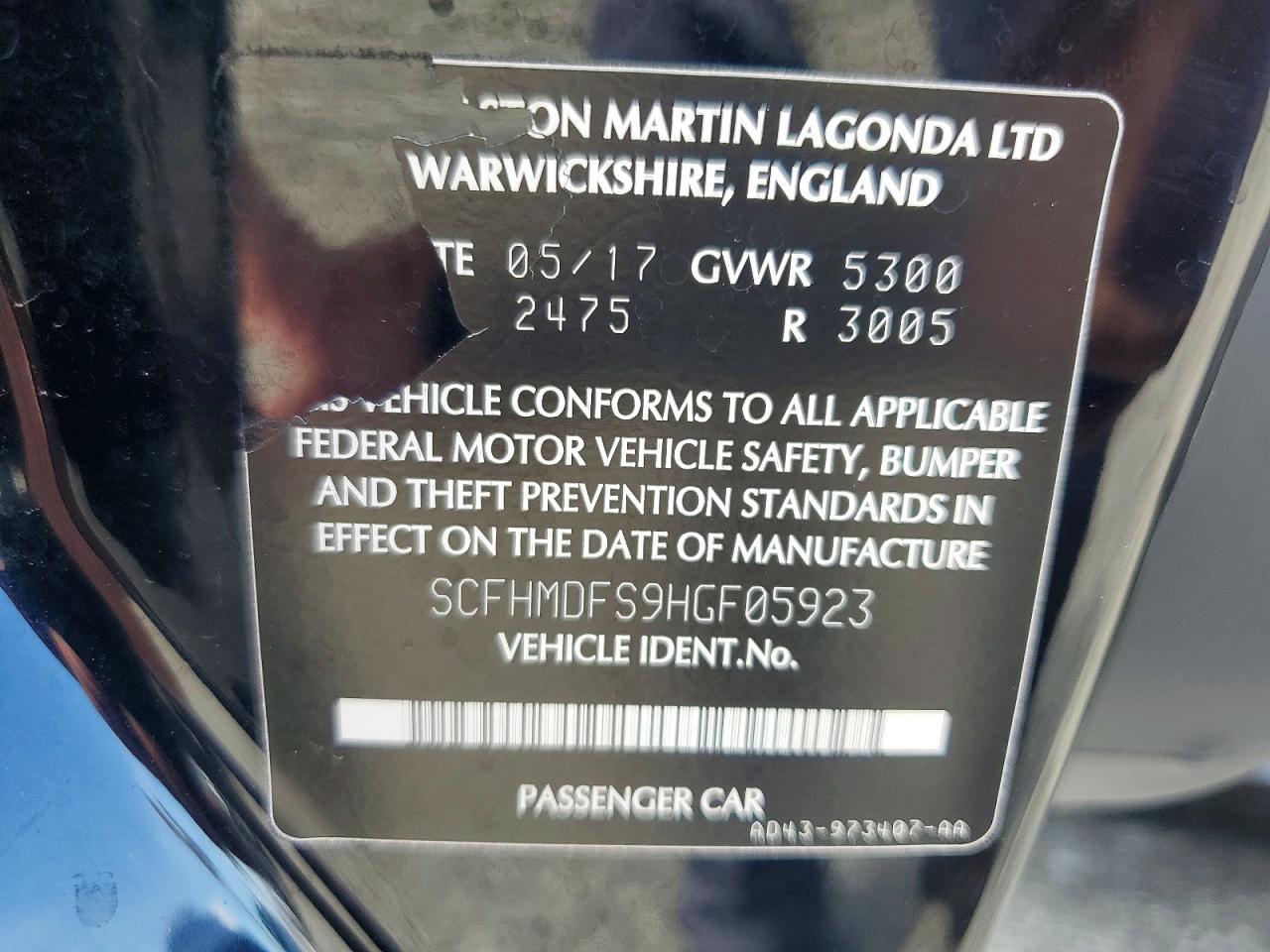 2017 Aston Martin Rapide