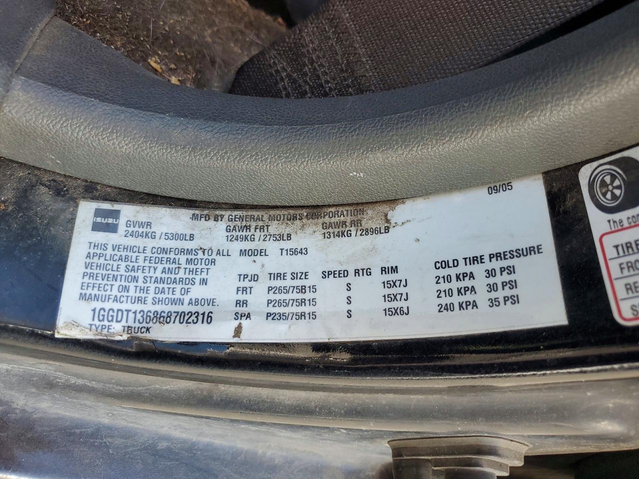 2006 ISUZU I-350
