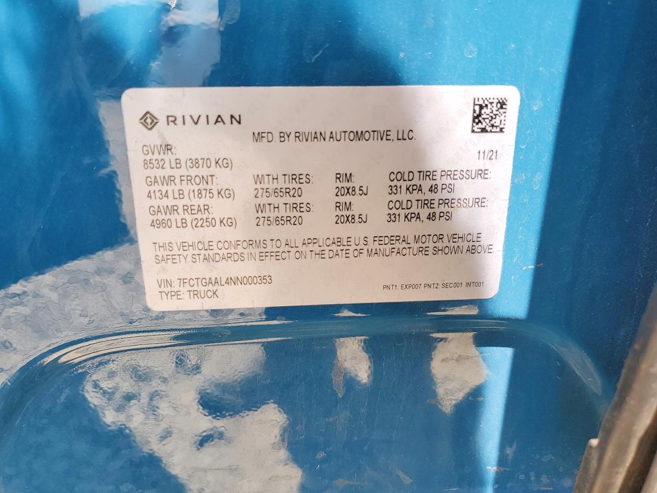 2022 RIVIAN R1t