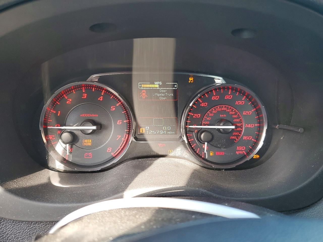 2016 SUBARU WRX