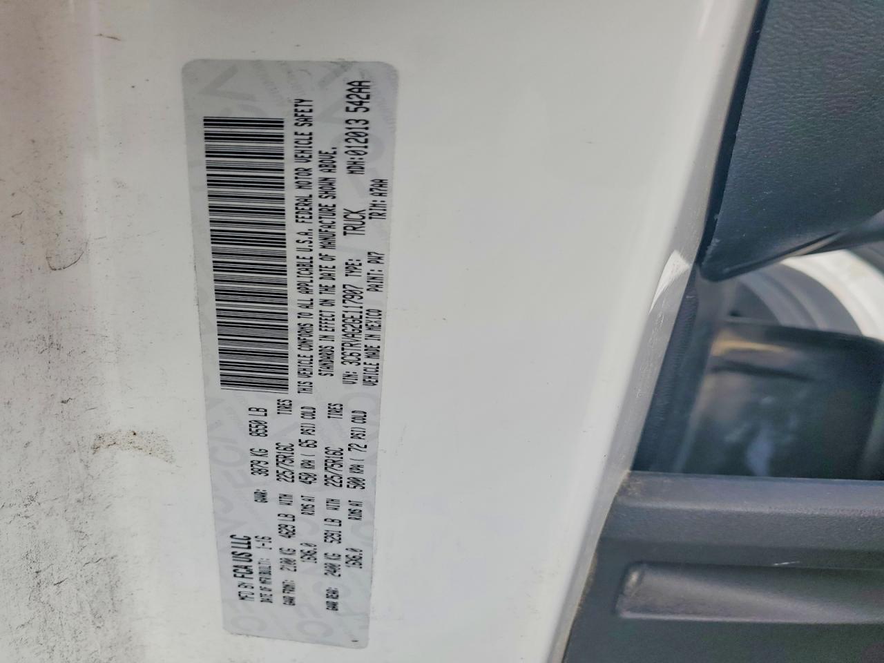 2016 RAM ProMaster 1500