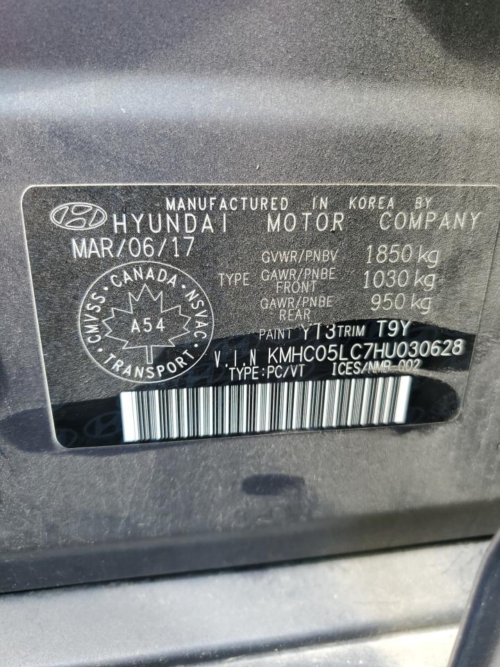 2017 HYUNDAI Ioniq