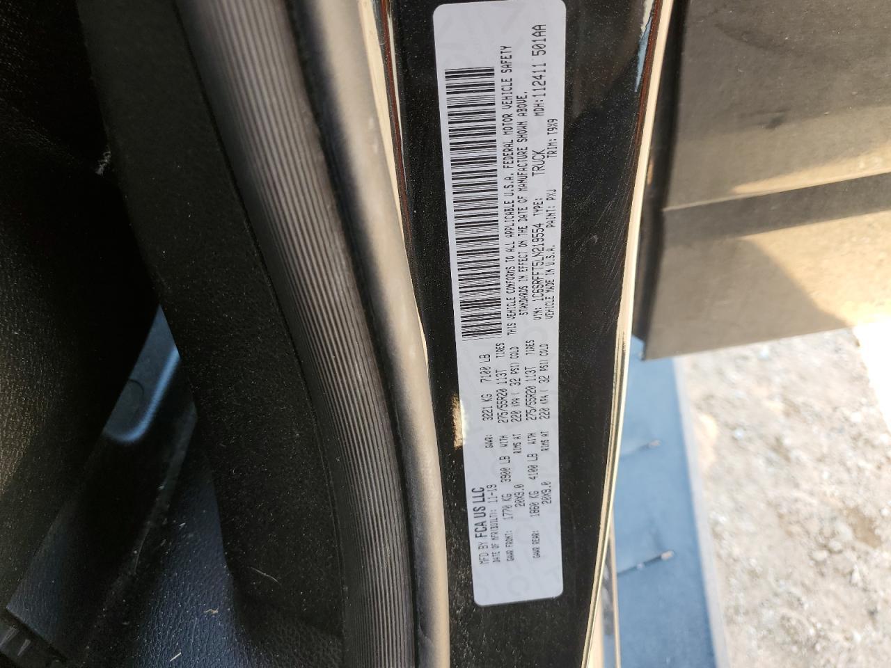 2020 RAM 1500