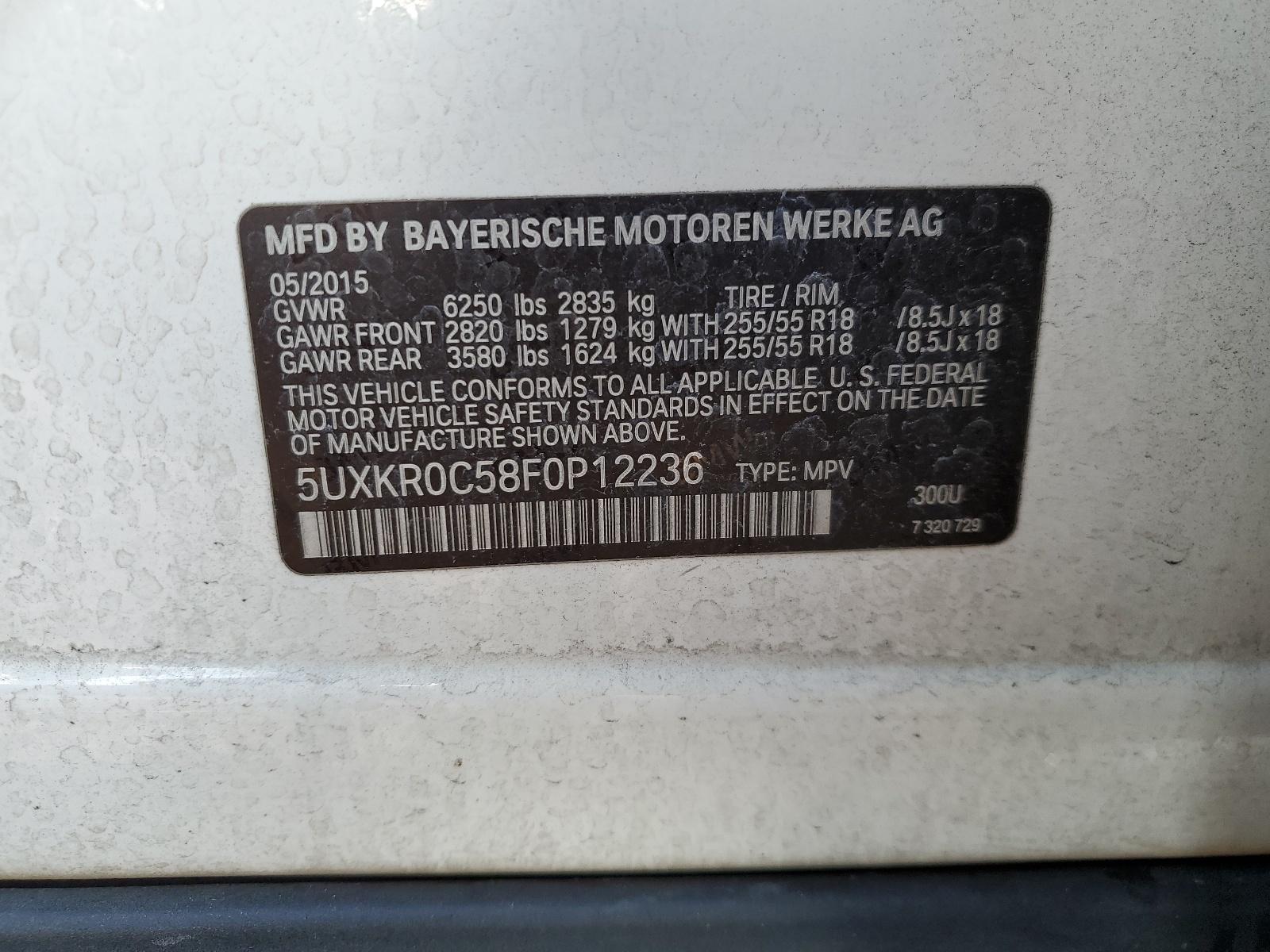 2015 BMW X5