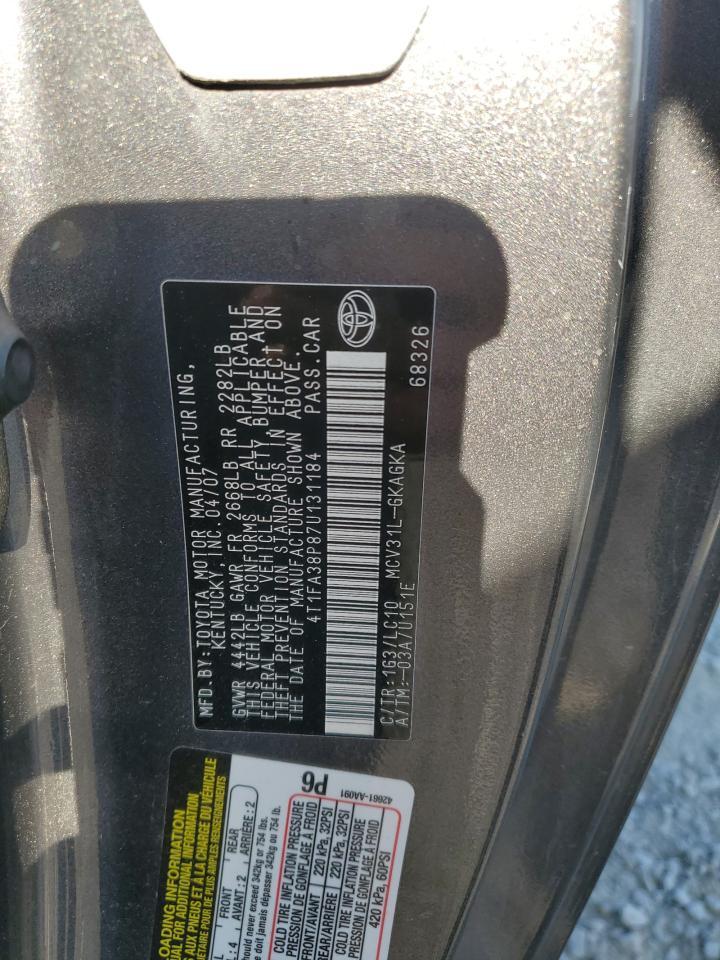 2007 TOYOTA CAMRY