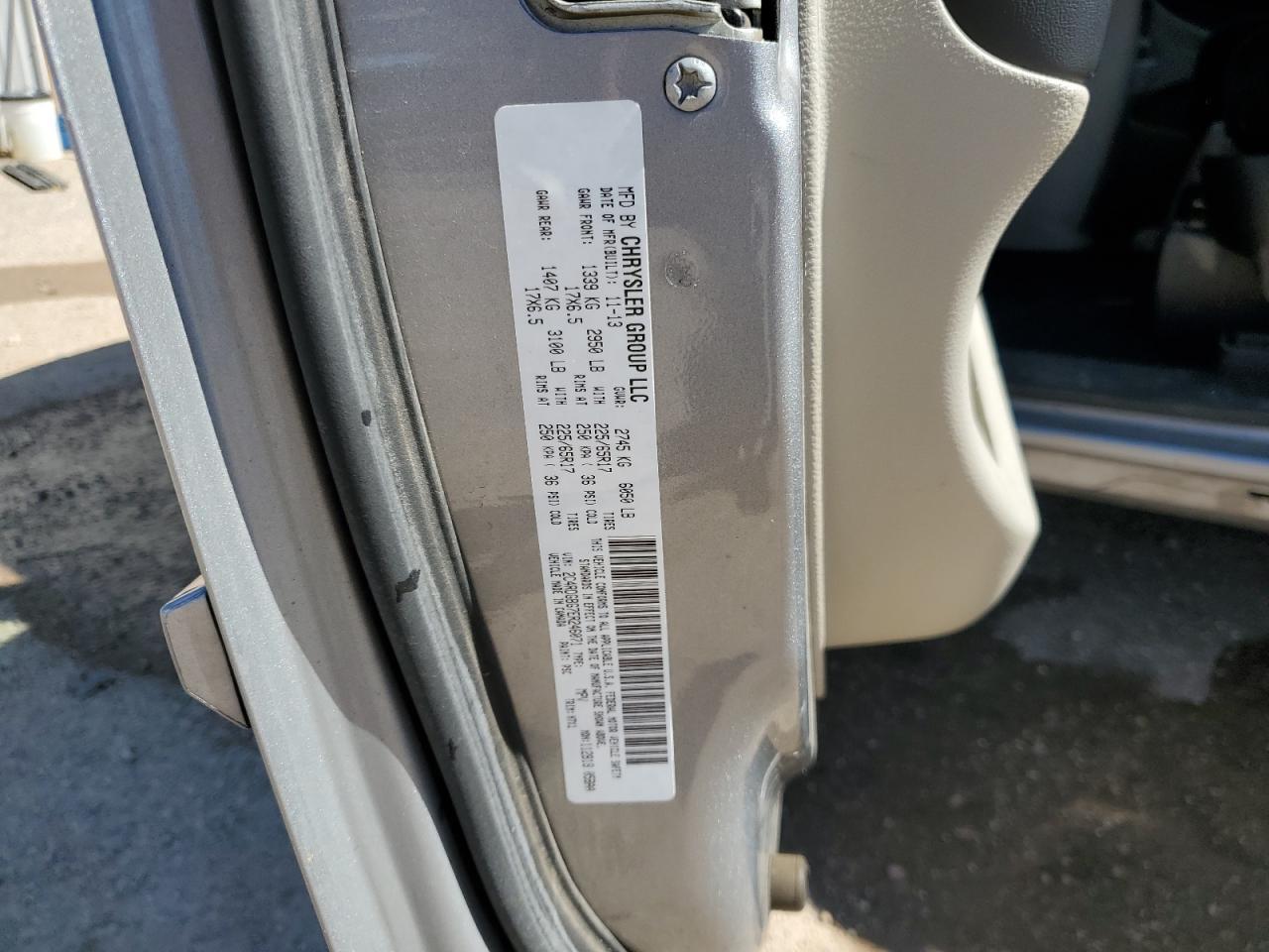 2014 DODGE GRAND CARAVAN