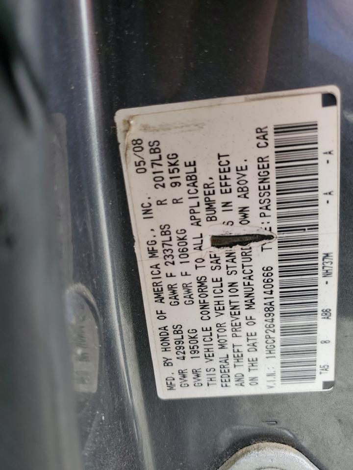 2008 HONDA ACCORD