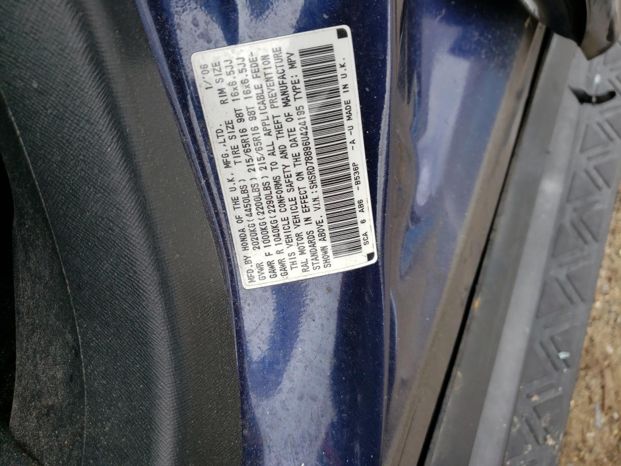 2006 HONDA CR-V
