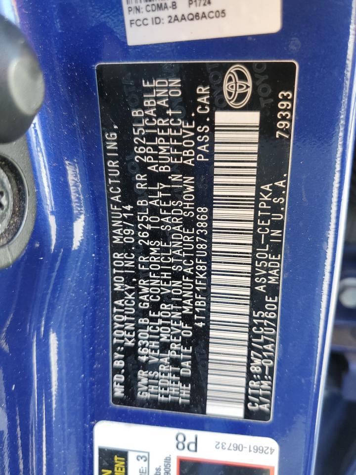 2015 TOYOTA CAMRY