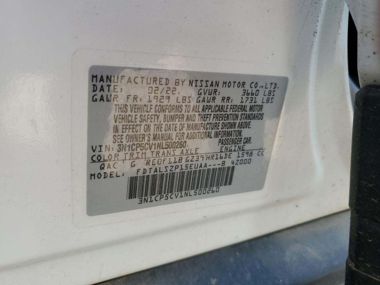 2022 NISSAN KICKS