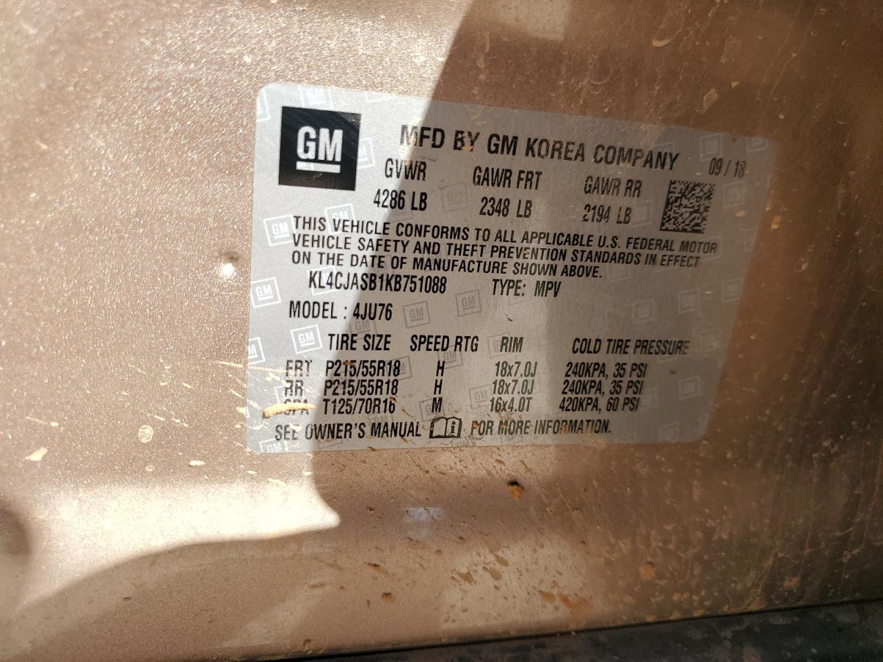 2019 BUICK ENCORE