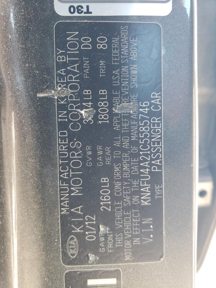 2012 KIA FORTE