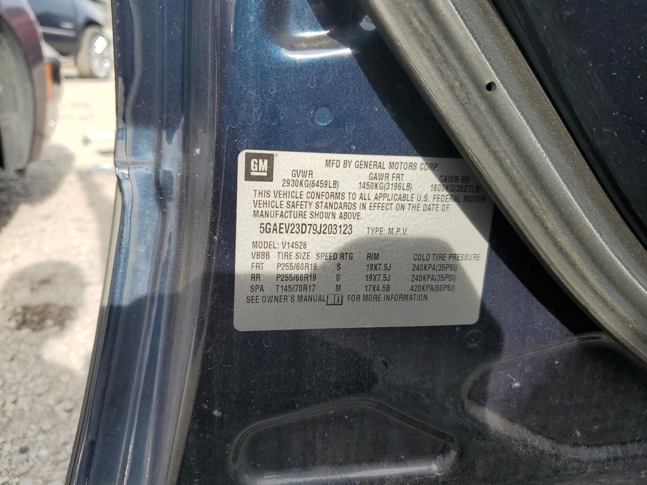 2009 BUICK ENCLAVE