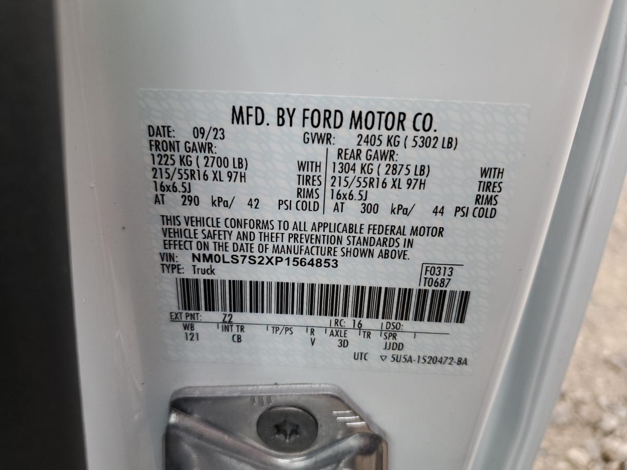 2023 FORD TRANSIT CONNECT