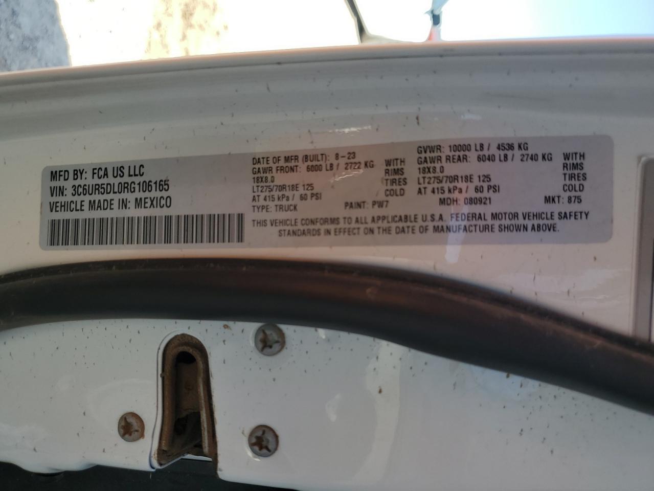 2024 RAM 2500