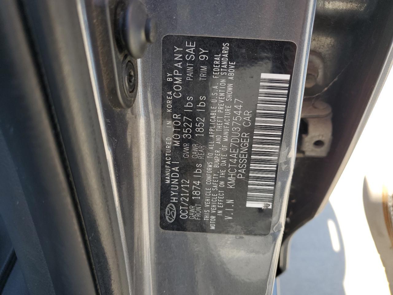 2013 HYUNDAI ACCENT