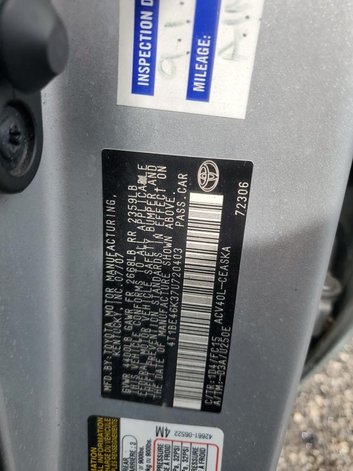 2007 TOYOTA CAMRY