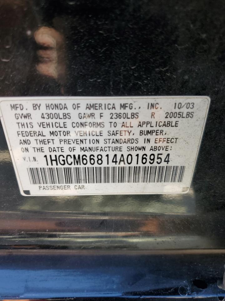 2004 HONDA ACCORD