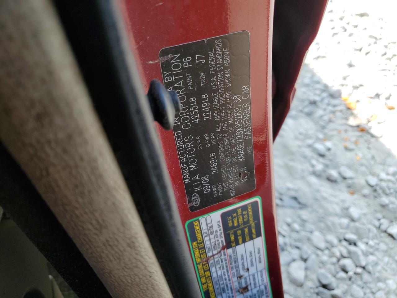 2009 KIA OPTIMA