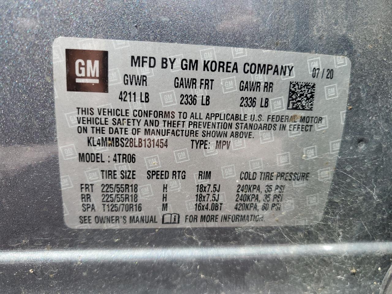 2020 BUICK ENCORE