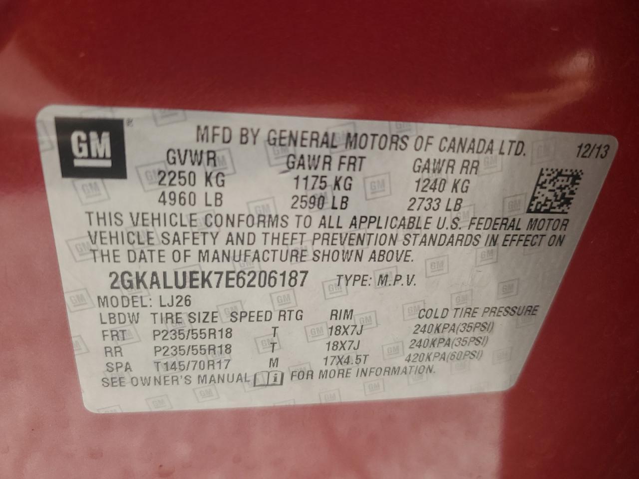 2014 GMC Terrain